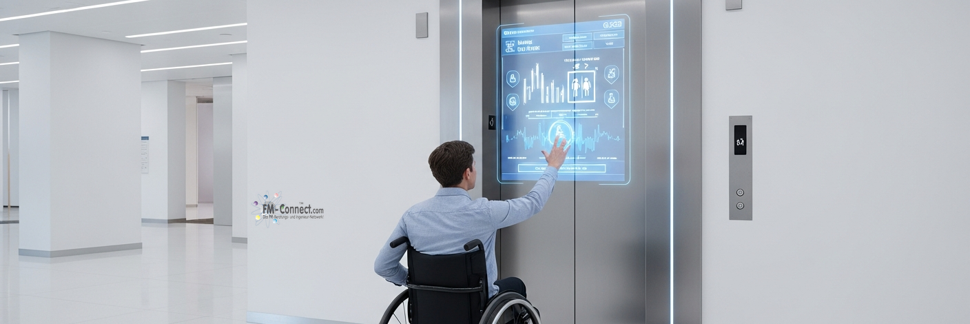 Nutzerinteraktion Aufzug Nutzung durch Personen mit eingeschränkter Mobilität