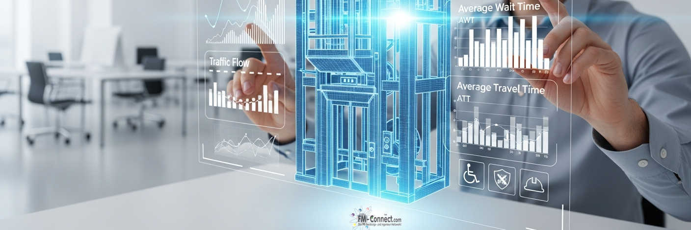 Planung und Konzeption von Aufzugsanlagen grafisch dargestellt