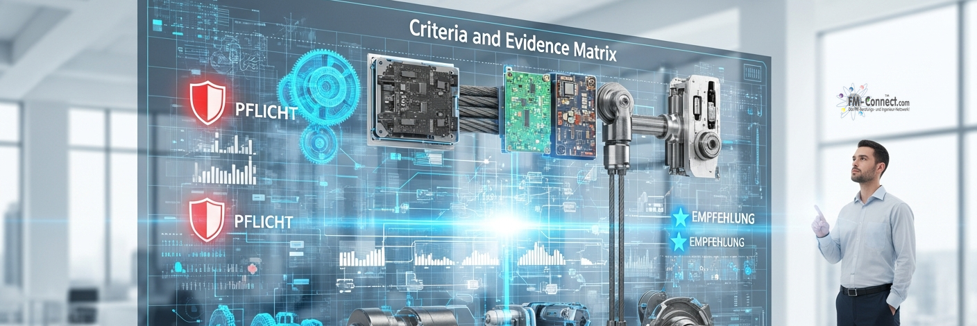 Auditkriterien und Nachweismatrix für Aufzugsbetrieb Bewertung