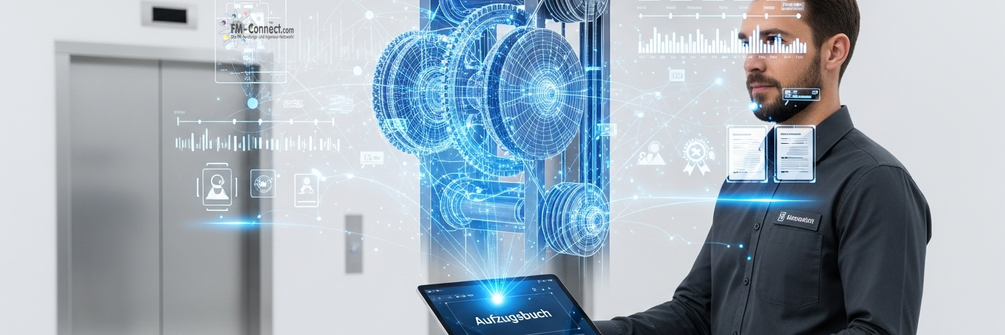 Aufzugsbetrieb mit Führen eines Aufzugsbuchs und Dokumentation