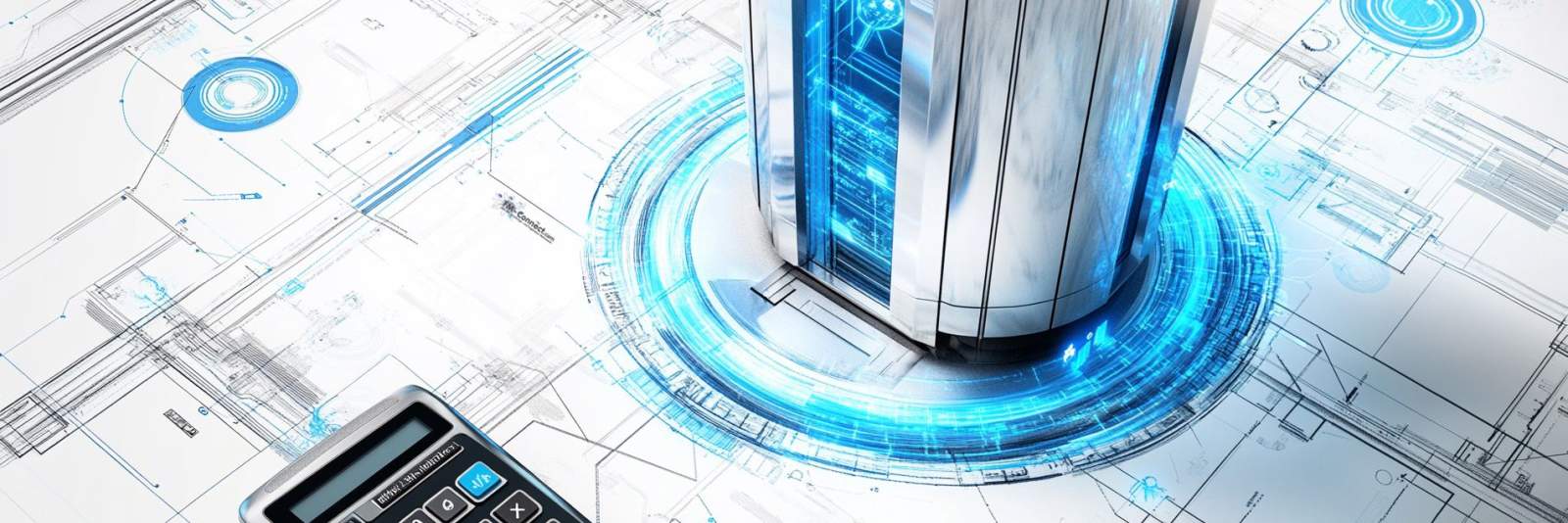 Facility Management Techniker inspiziert Aufzugskomponenten vor Ort