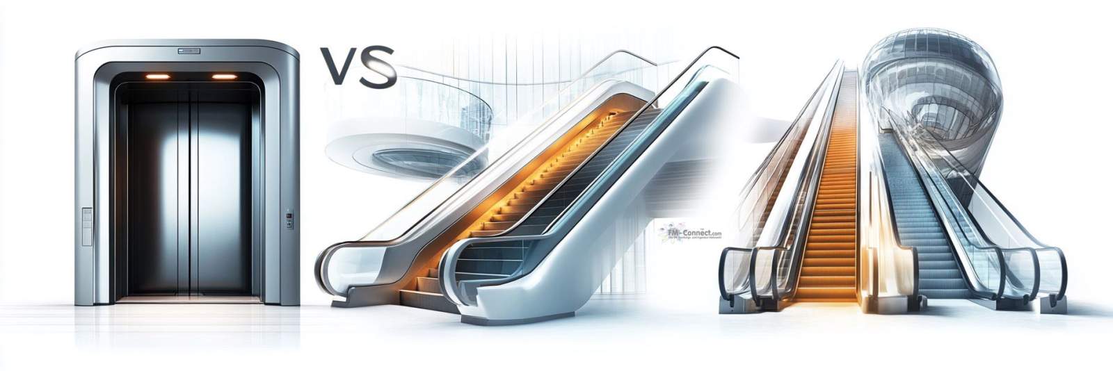 Treppe oder Aufzug Entscheidung Vergleich Bewegung Optionen